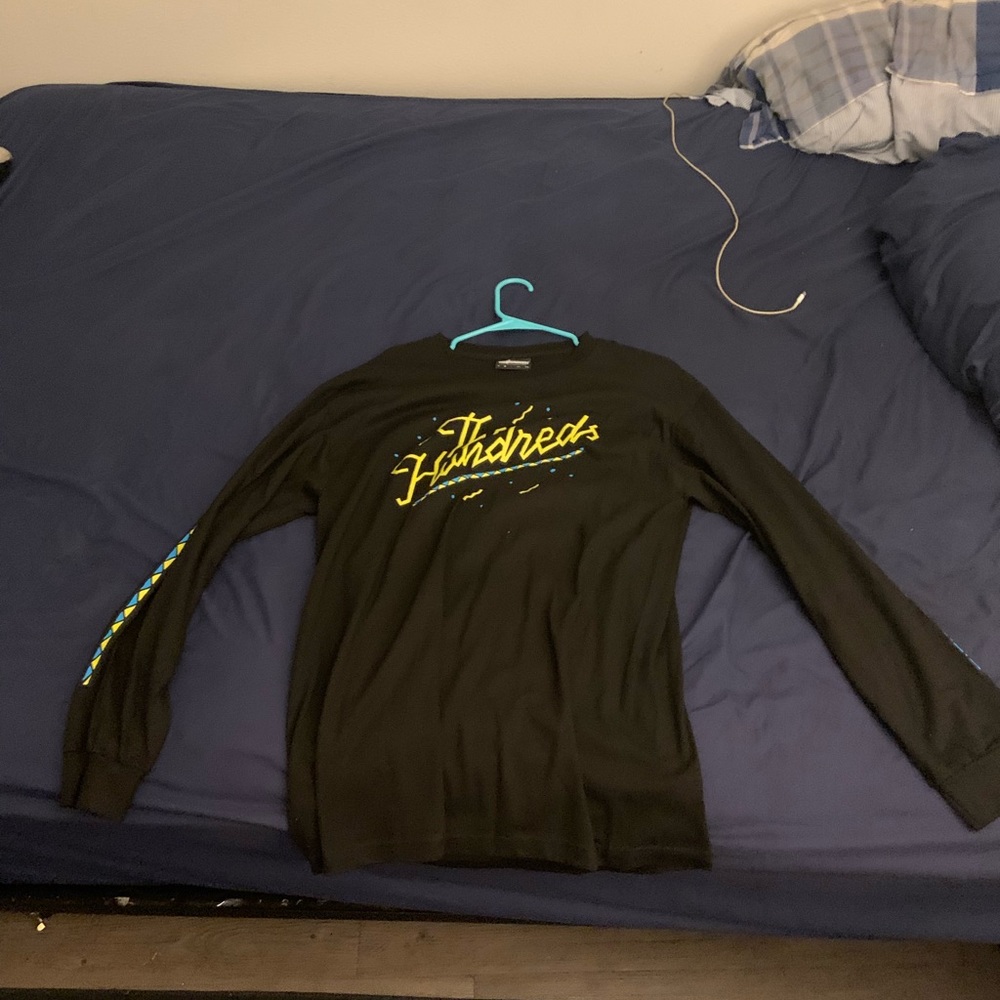 the hundreds black long sleeve vintage
